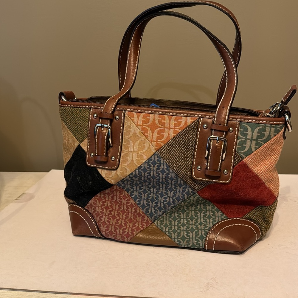Fossil patchwork purse - Picture 2 of 3